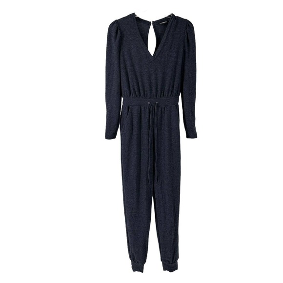 Express Pants & Jumpsuits Express Jumpsuit Cozy Knit Long Sleeve V
